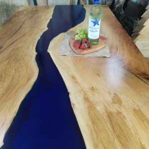 Bespoke Resin River Dining Table