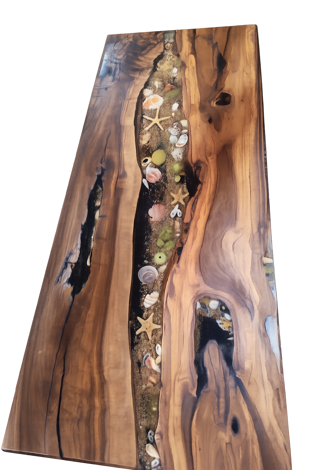 Wild Olive Sea Theme Resin Coffee Table - Image 6