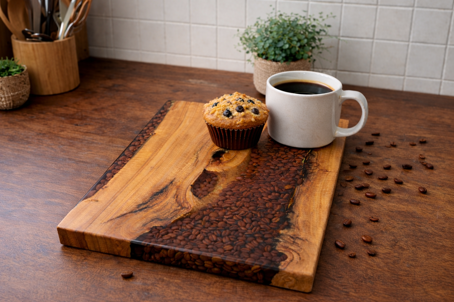 Coffee Bean and Wild Olive Charcutier board - Image 2