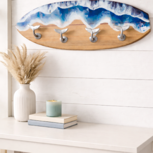 Whale Tail Wall Hanging Hooks