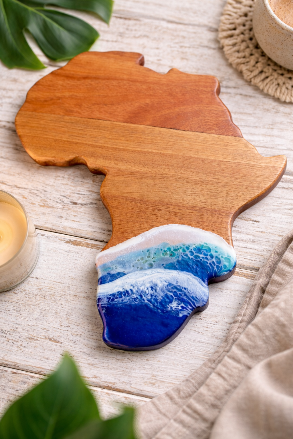 Africa Shape Chopping Board