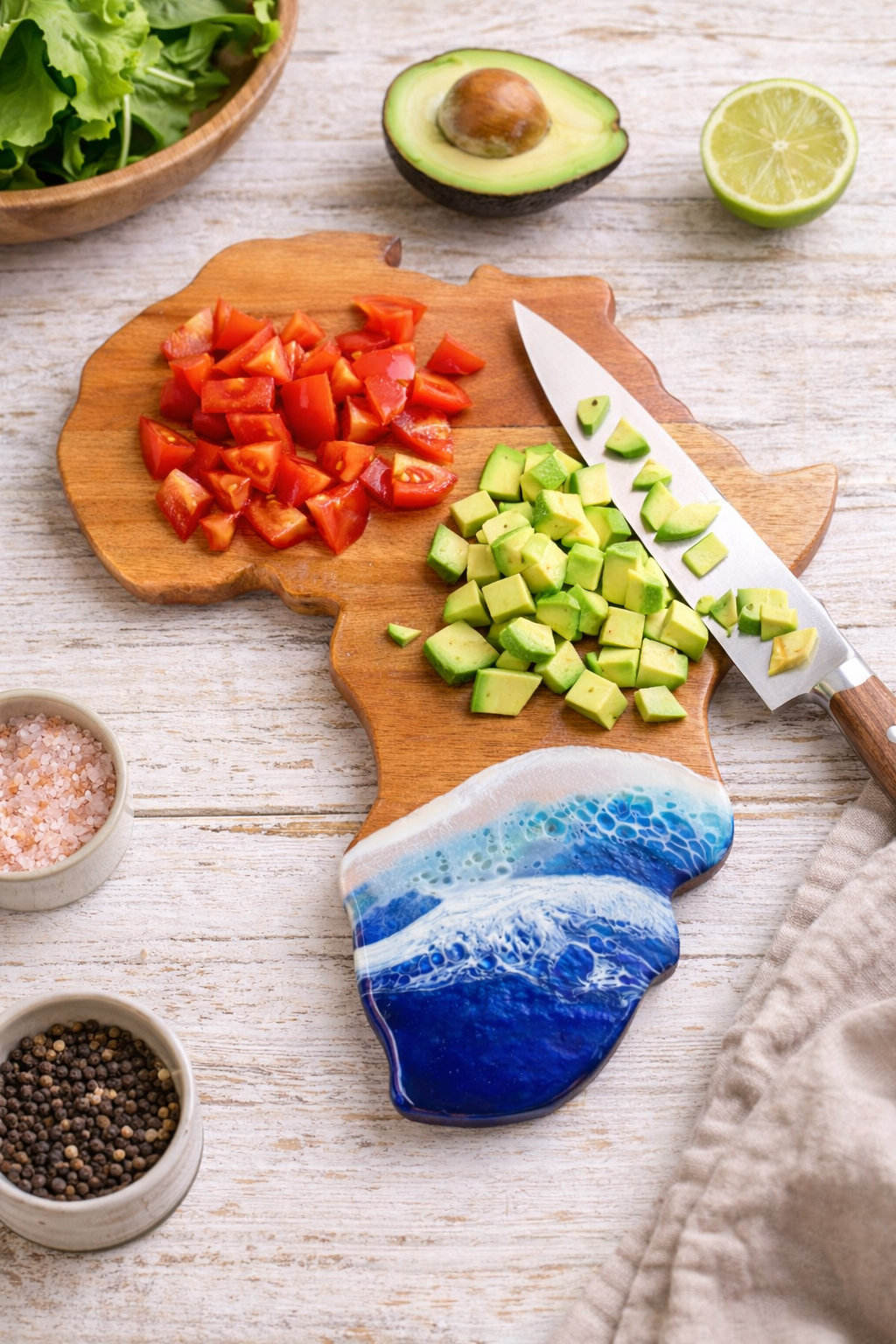 Africa Shape Chopping Board - Image 5
